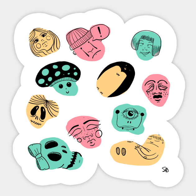 Friends Sticker by sofdesigns